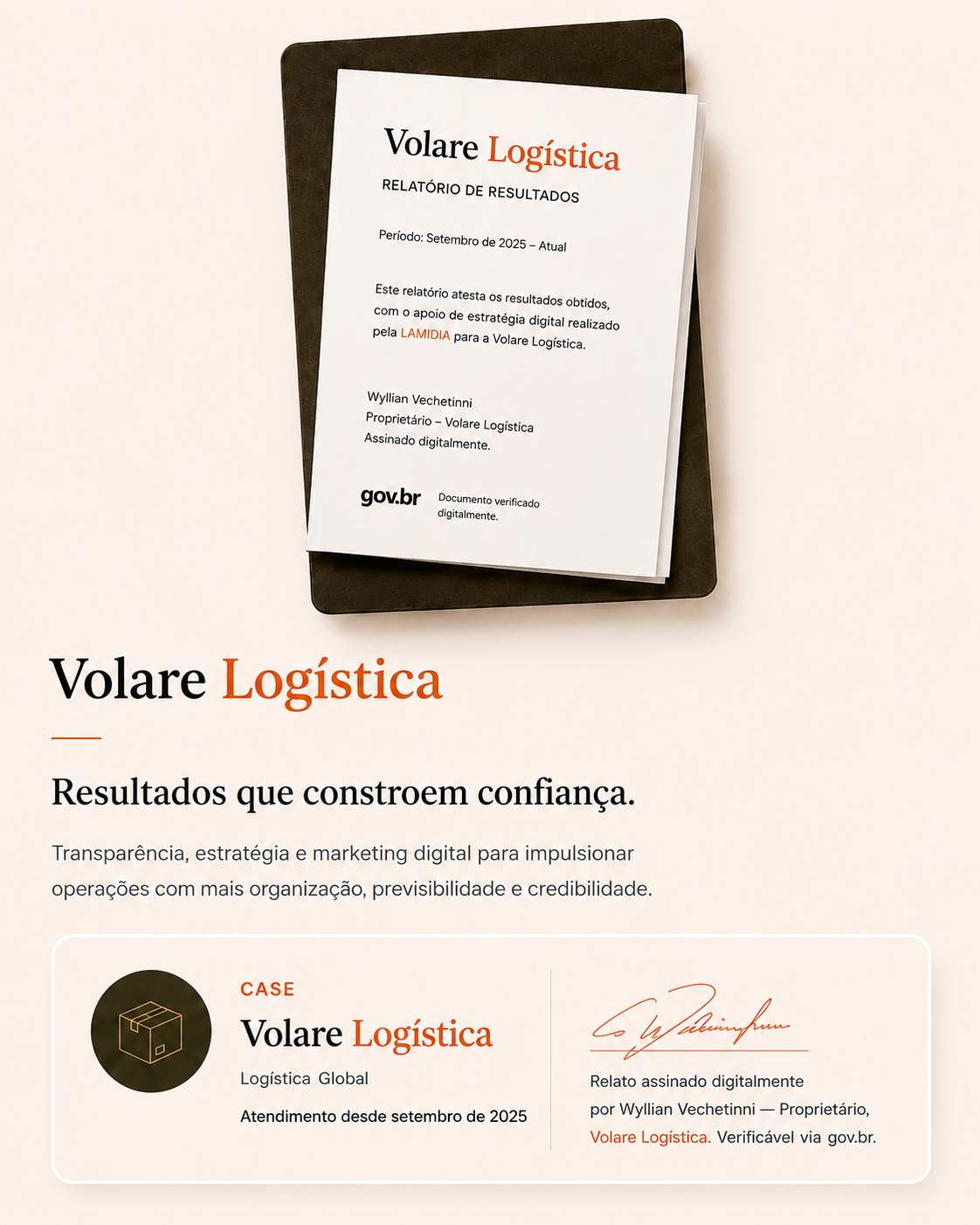 Case Volare Logística